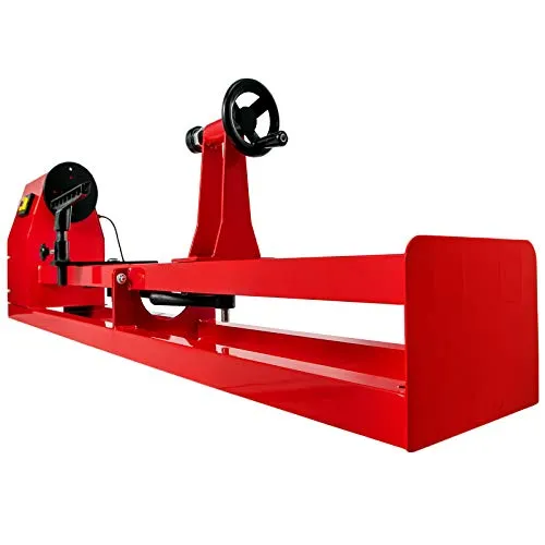 Wood Lathe 14″ x 40″, Benchtop Wood Lathe with 3 Chisels