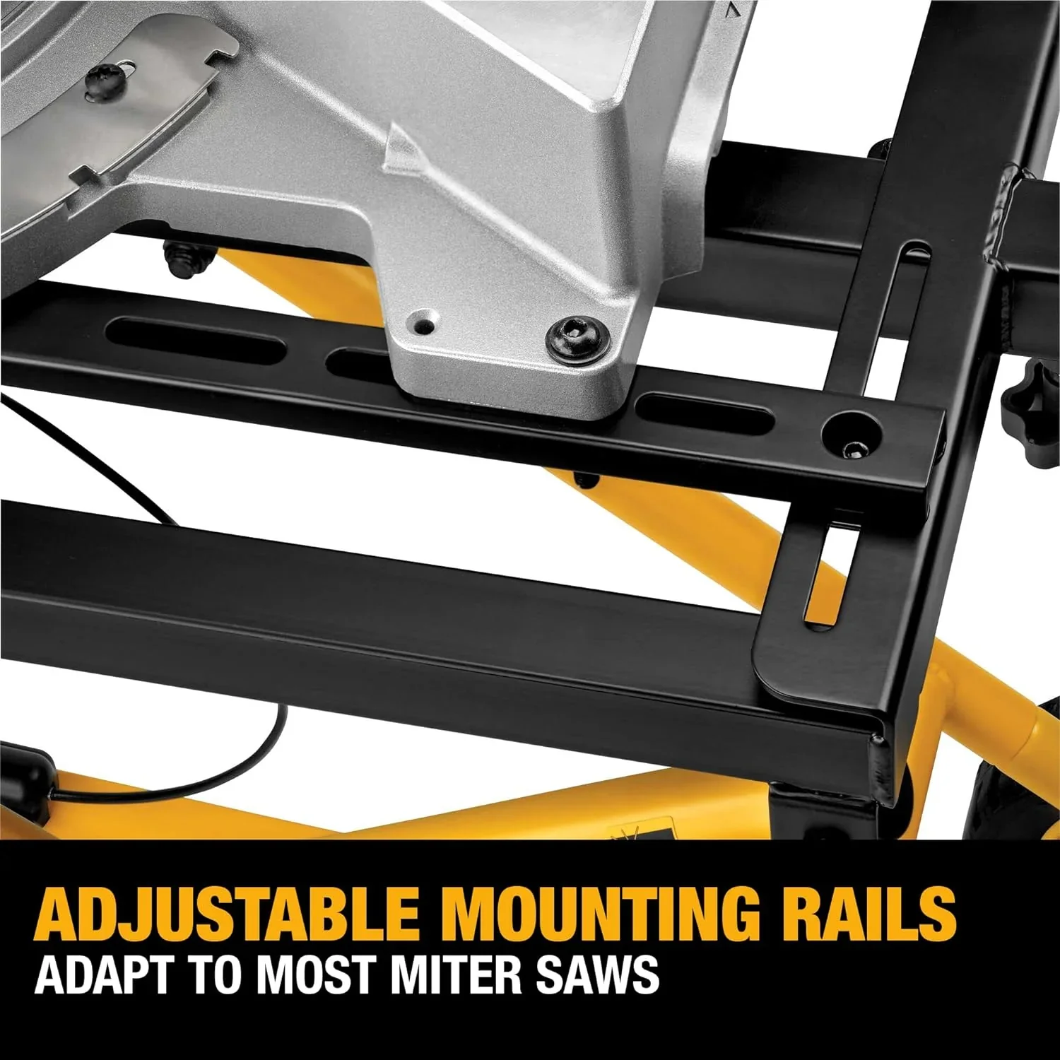 DEWALT Rolling Miter Saw Stand With Wheels, Yellow, 300 lb – DWX726