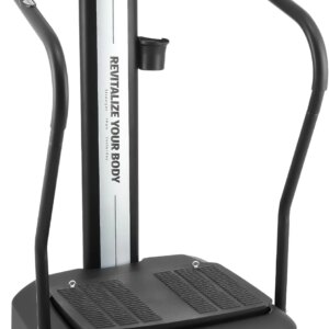 Whole Body Vibration Plate, 500W Vibration Plate Exercise Machine with 99 Levels 3 Preset Modes & 2 Resistance Bands, Training Fitness Vibration Platform Machine for Home Gym with 330lb Capacity
