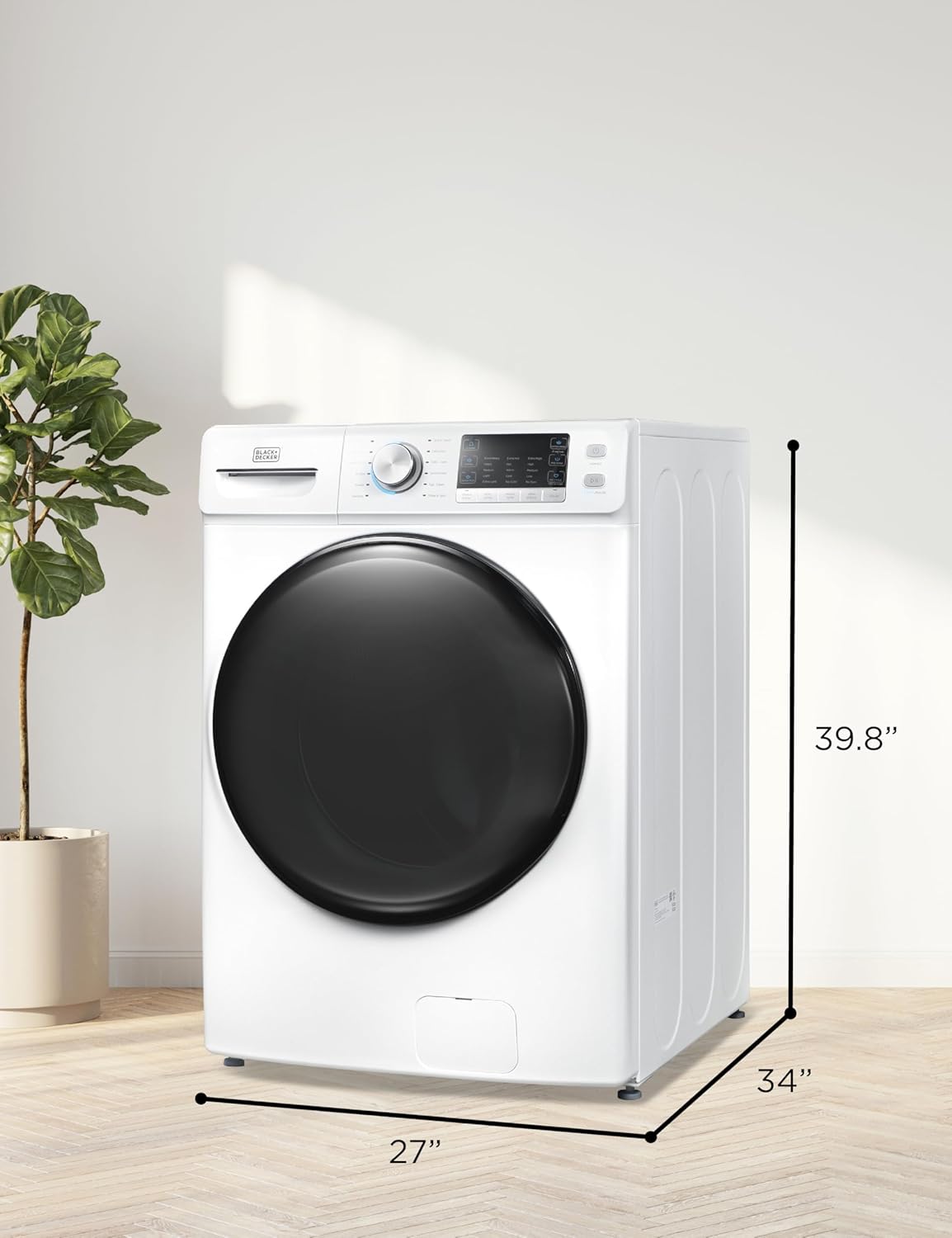 0.9 Cu. Ft. Portable Washing Machine – 5 Wash Cycles