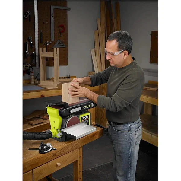 RYOBI 4 in x 36 in Belt and 6 in Disc Sander – BD4601G