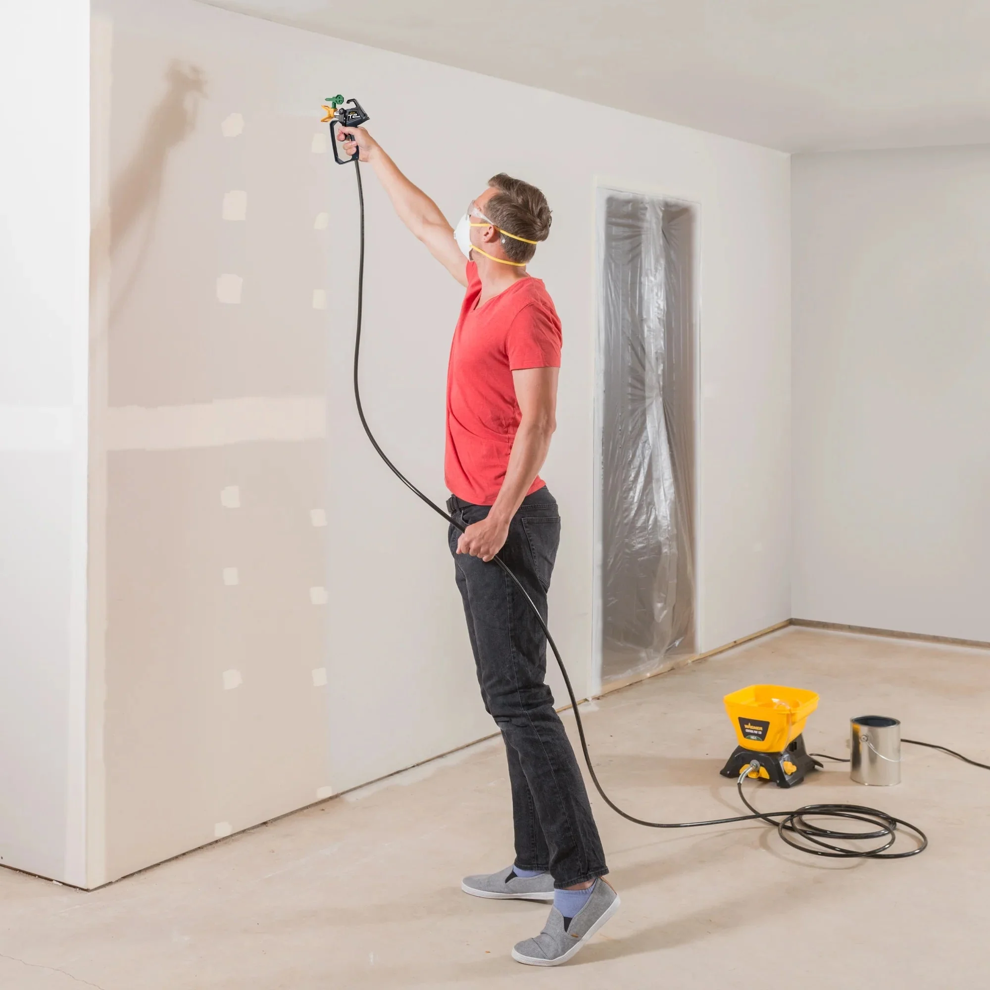 Wagner High Efficiency Airless 1.5 Gallon Power Tank Paint/Stain Sprayer – Control Pro 130