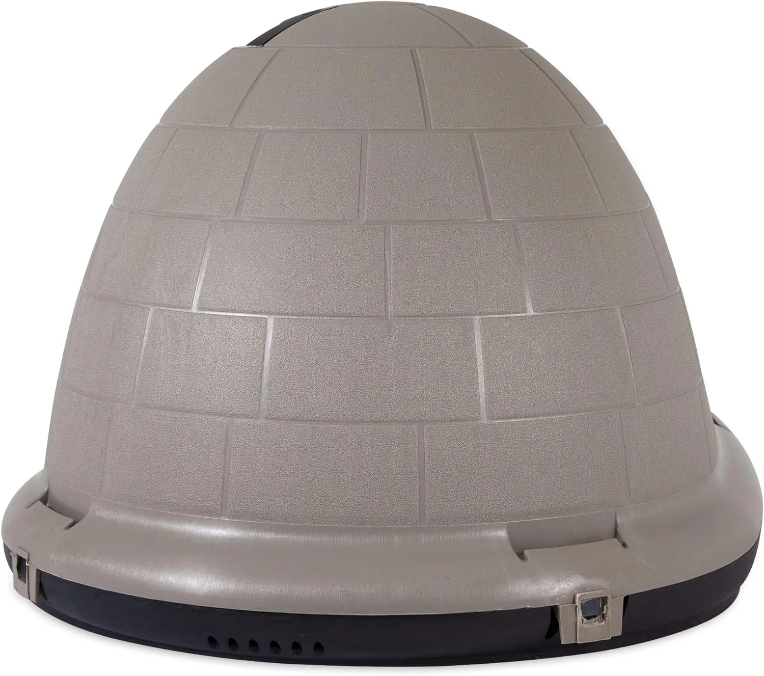 Dog House (Igloo Dog House, Made in USA with 90% Recycled Materials, All Weather Protection Pet Shelter) for XL Dogs 90 to 125 pounds, Made in USA