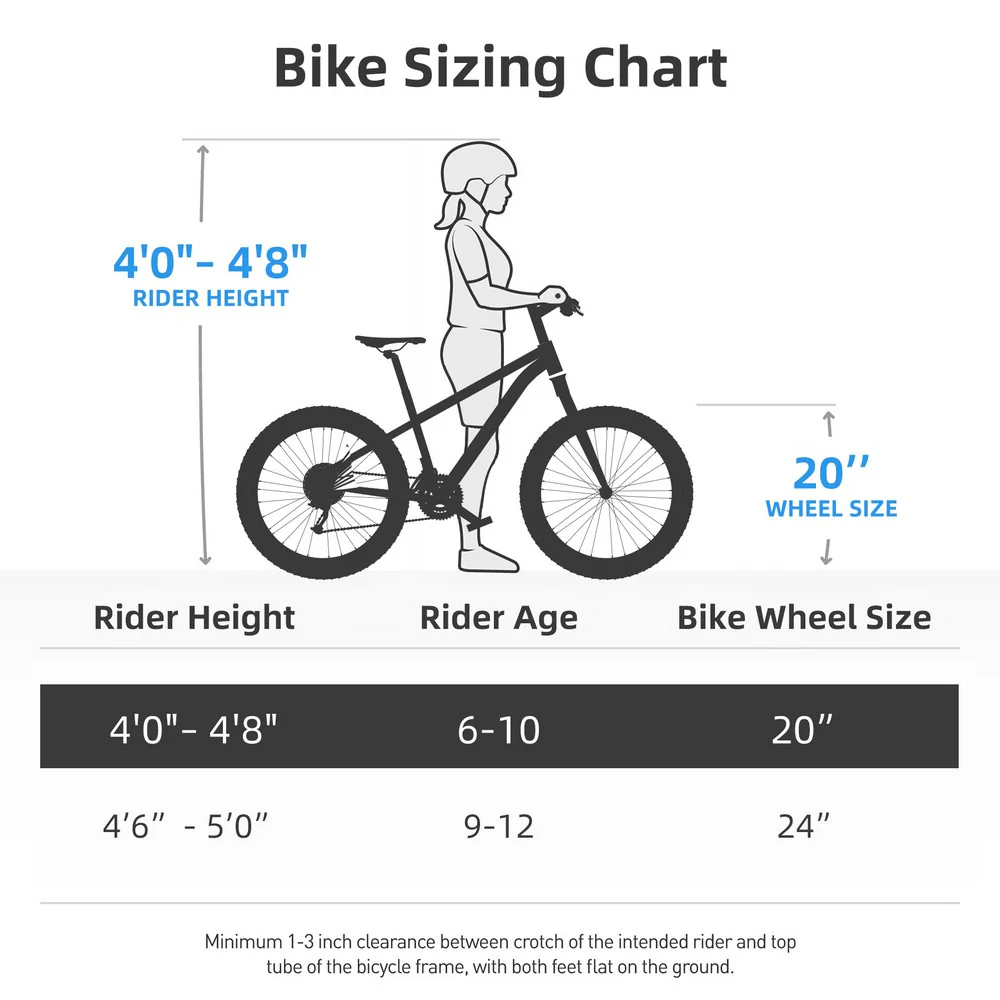 20/24-Inch Kids Mountain Bike, Single-Speed – Option 2