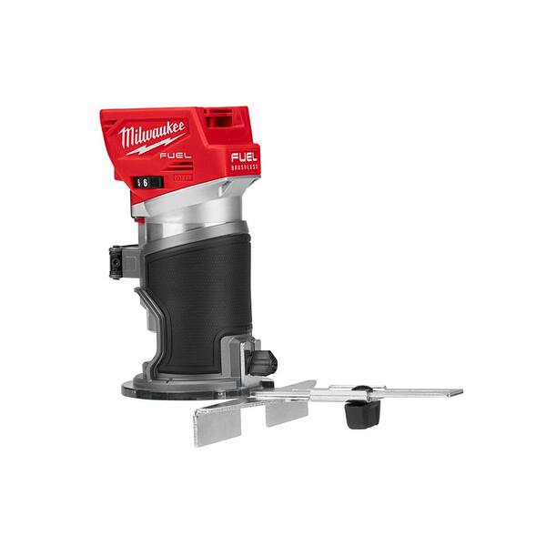 Milwaukee M18 Fuel 18V Lithium-Ion Brushless Cordless Compact Router With Plunge Base – 48-10-5601