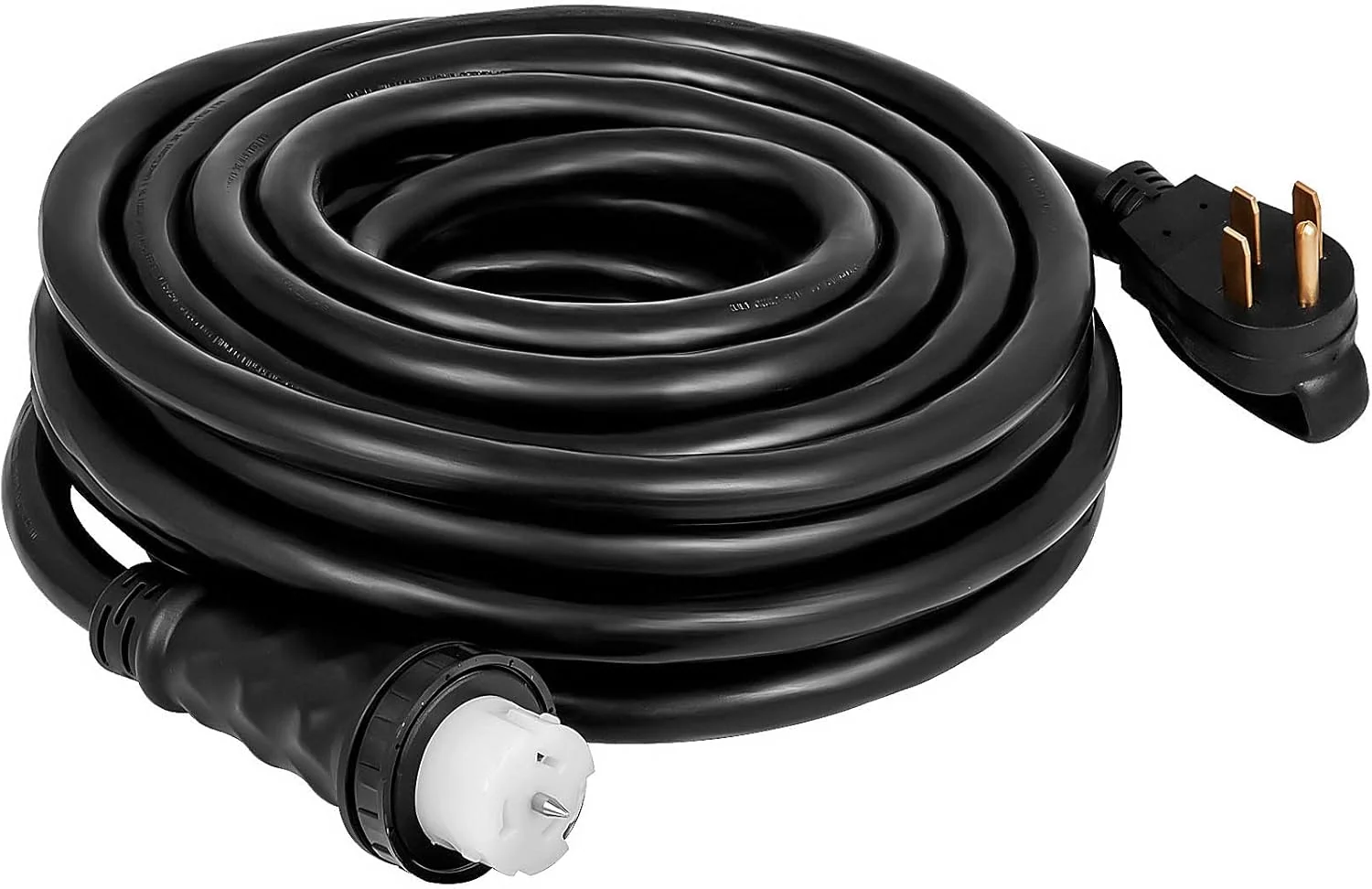 VEVOR Generator Extension Cord 50 ft 50 Amp STW 125V 250V 12500W N14-50P SS2-50R CS6364 – 45446 + 45505