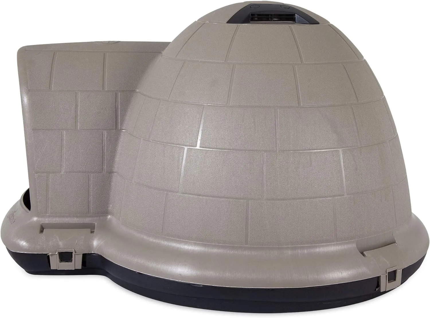 Dog House (Igloo Dog House, Made in USA with 90% Recycled Materials, All Weather Protection Pet Shelter) for XL Dogs 90 to 125 pounds, Made in USA