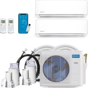 MRCOOL Multi-Zone DIY 2-Zone Ductless Heat Pump – White