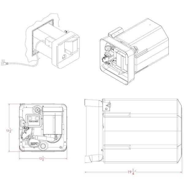 Suburban 6 Gallon Direct Spark Water Heater – SW6D 5238A
