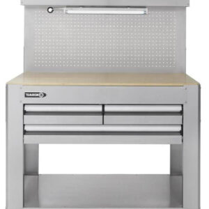 45-in W x 36-in H 3-Drawer Work Bench SS