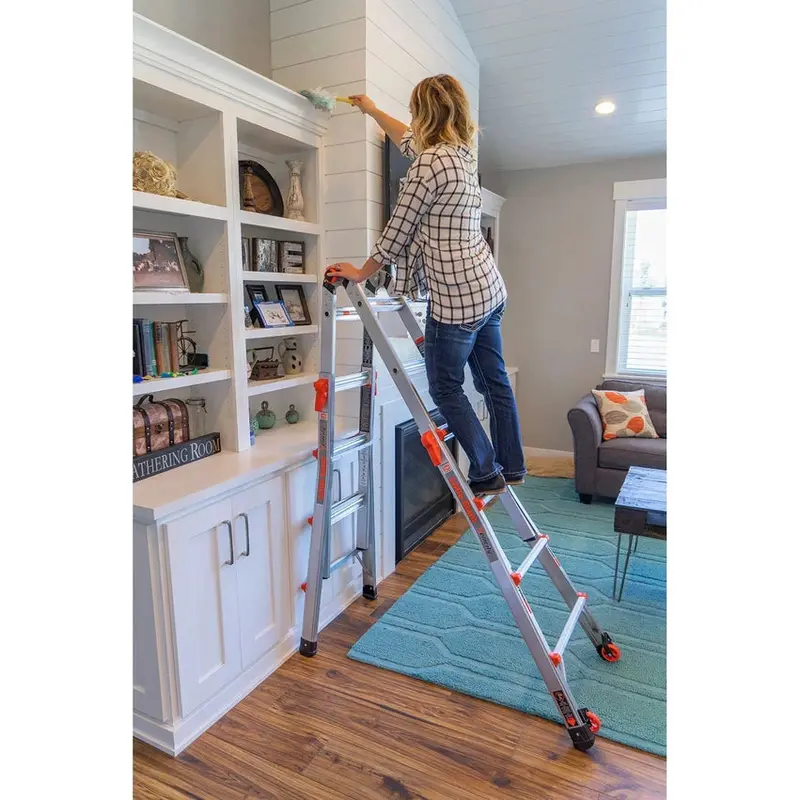 Little Giant Velocity 17-Foot Multi-Position Ladder – Type 1A Duty Rating, Aluminum Construction