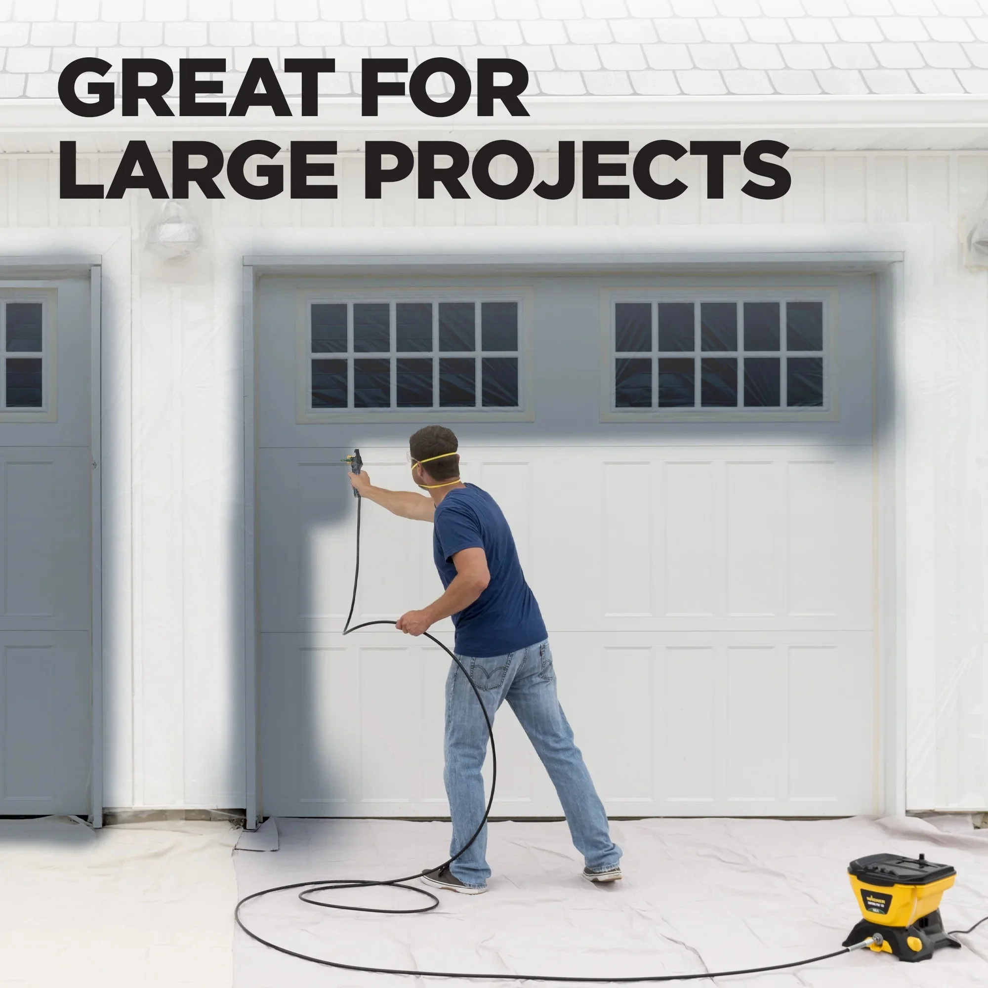 Wagner High Efficiency Airless 1.5 Gallon Power Tank Paint/Stain Sprayer – Control Pro 130