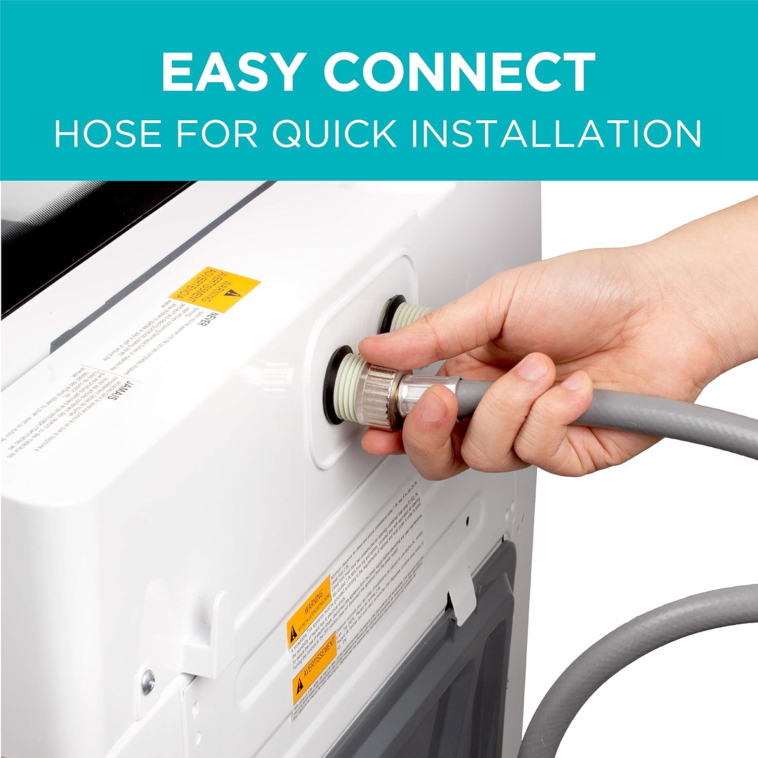 0.9 Cu. Ft. Portable Washing Machine – 5 Wash Cycles