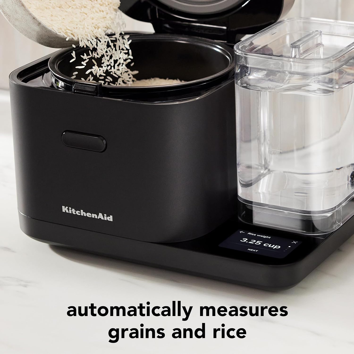 Grain and Rice Cooker 8 Cup with Integrated Scale and Delayed Cook