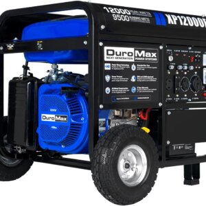 13,000-Watt Dual Fuel Portable Generator – Gas & Propane, Electric Start, Whole Home Backup Power, Transfer Switch Ready, RV & Emergency Ready