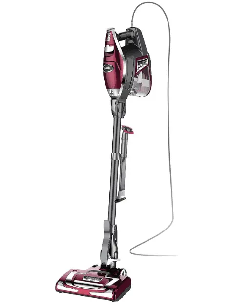 Rocket Deluxe Pro Corded Stick Vacuum, Lightweight, XL Dust Cup, LED Headlights, Pet Hair Tools, Bordeaux/Silver