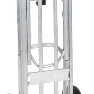 COSCO 4-in-1 Folding Hand Truck With Flat-Free Wheels And Folding Toe Plate