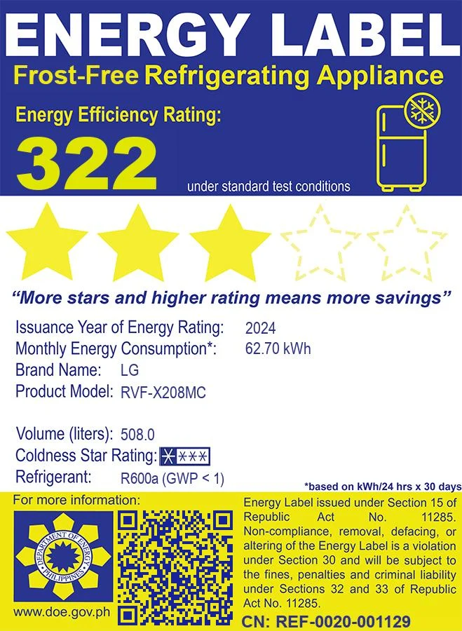 20.8 Cu. Ft. French Door Refrigerator Inverter