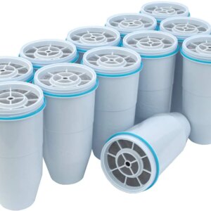 ZeroWater 12-Pack BPA-Free 5-Stage Ion Exchange Replacement Filters – NSF Certified