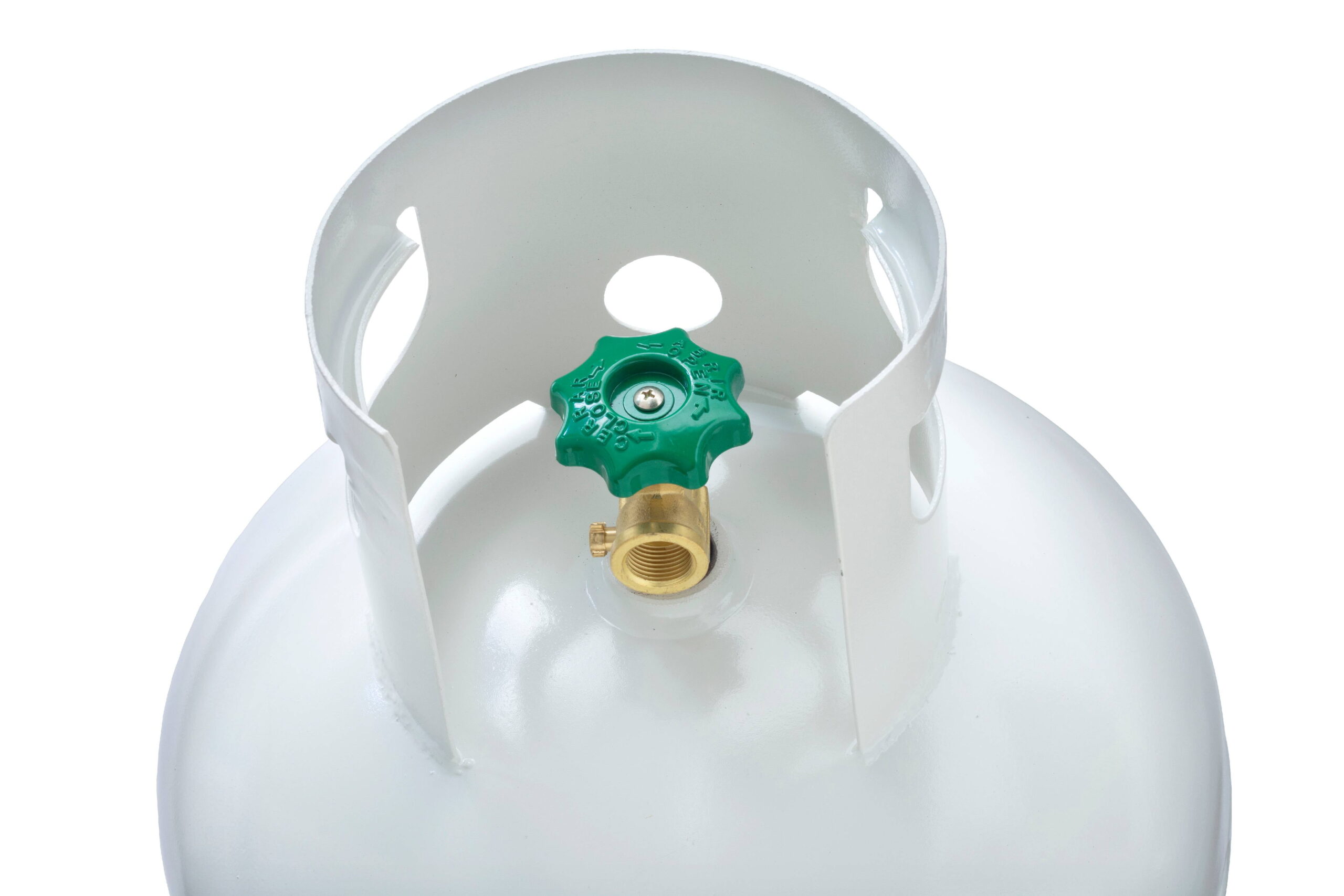 100 lb Steel Propane Cylinder POL Valve (Ships Empty) Configuration C