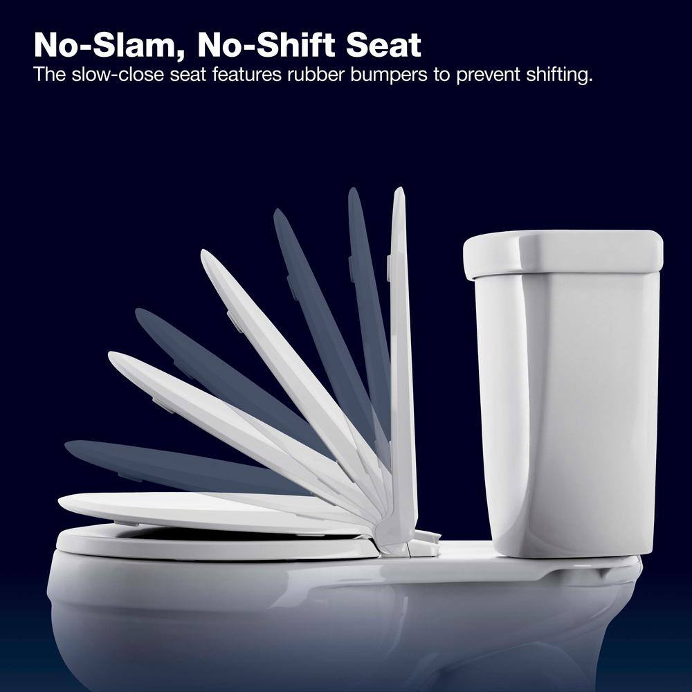 Extra Tall Complete Solution 2-piece 1.28 GPF Single Flush Elongated Toilet in White (Seat Included) 78305-0