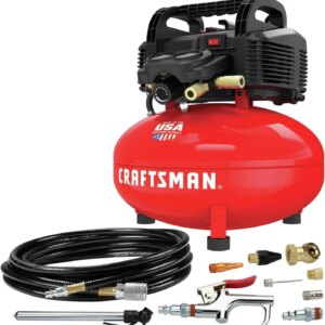 6 Gallon Oil-Free Pancake Air Compressor Kit – 150 PSI