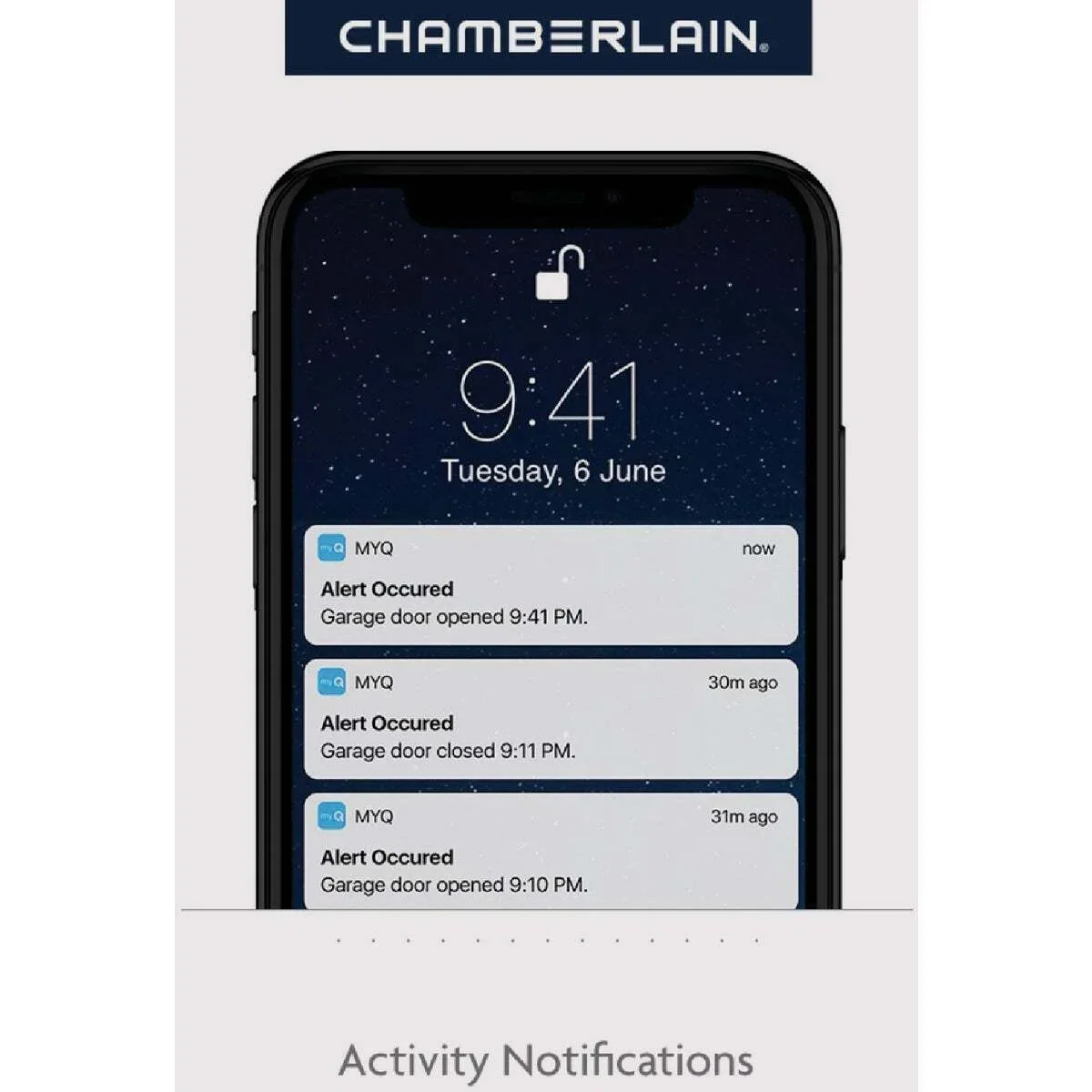 Chamberlain 0.5 HP Chain Drive Smart Garage Door Opener With 7 ft Rail – C2212T