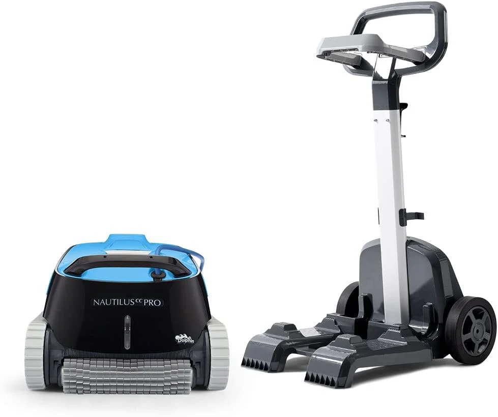 Robotic Pool Vacuum Cleaner All Pools up to 33 FT – Wall Climbing Scrubber Brush