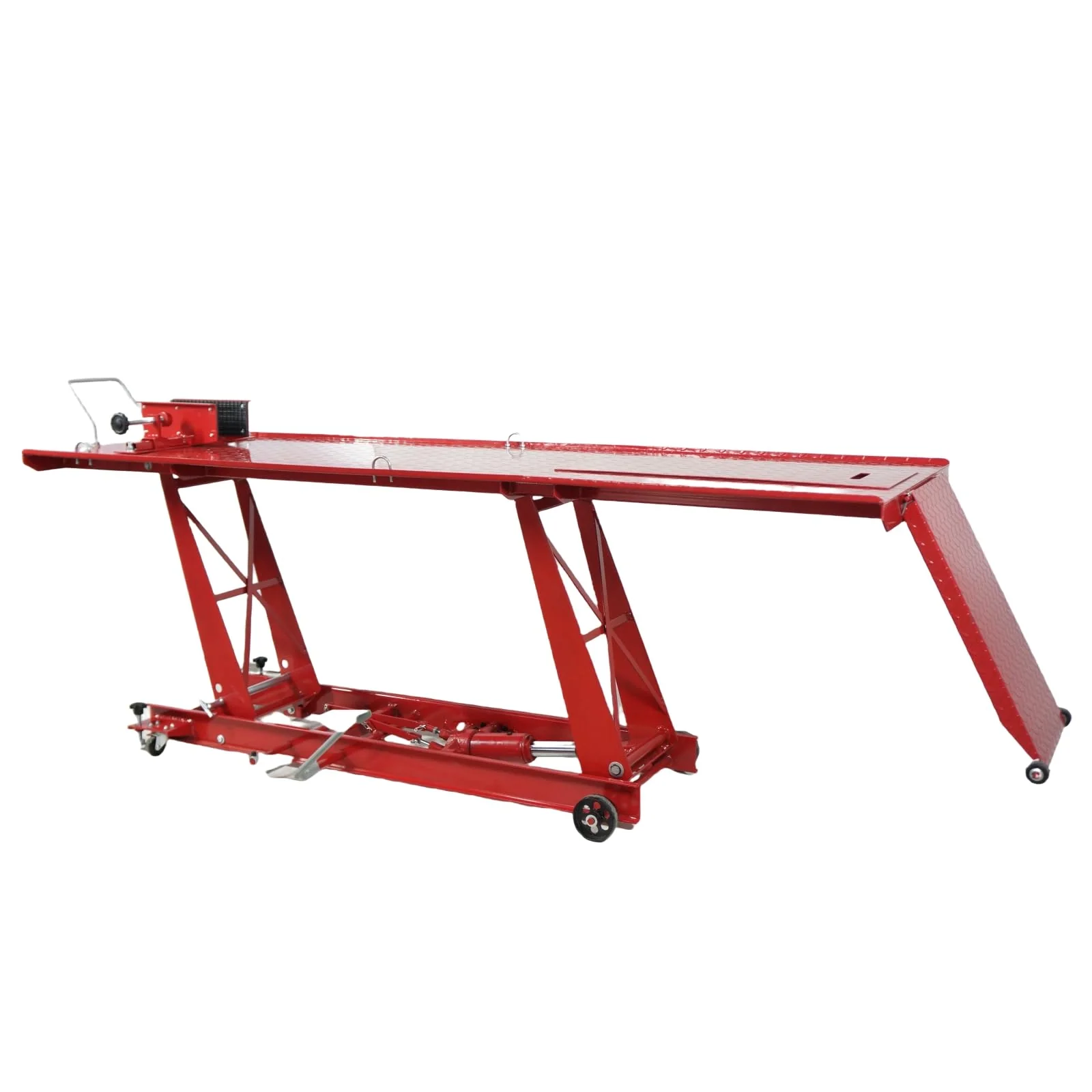 Hydraulic Motorcycle Lift – 1000lbs Capacity, Lift Hoist, Jack Stand, for Mechanics, Workshops, Homes
