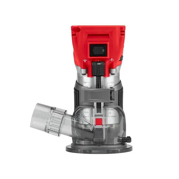 Milwaukee M18 Fuel 18V Lithium-Ion Brushless Cordless Compact Router With Plunge Base – 48-10-5601