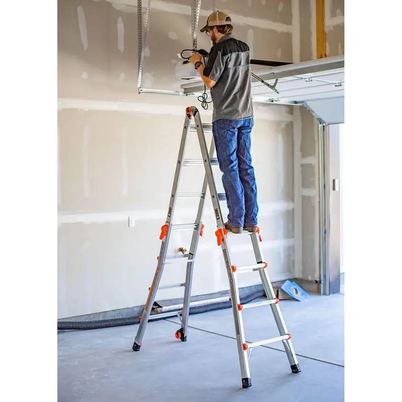 Little Giant Velocity 17-Foot Multi-Position Ladder – Type 1A Duty Rating, Aluminum Construction