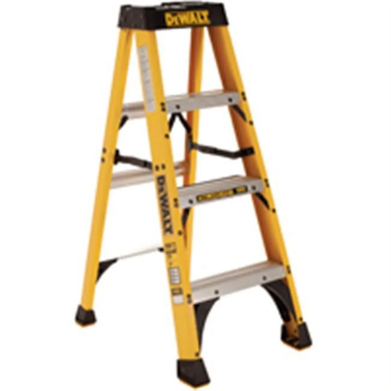 Dewalt Fiberglass Step Ladder, 4-Foot, Type IA, 300-Pound Load Capacity – DXL3010-04