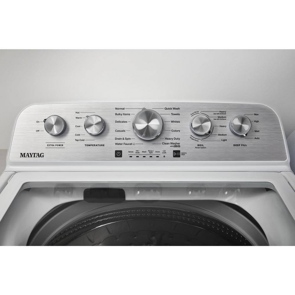4.8 cu. ft. Top Load Washer with Extra Power Boost, White MVW5430MW