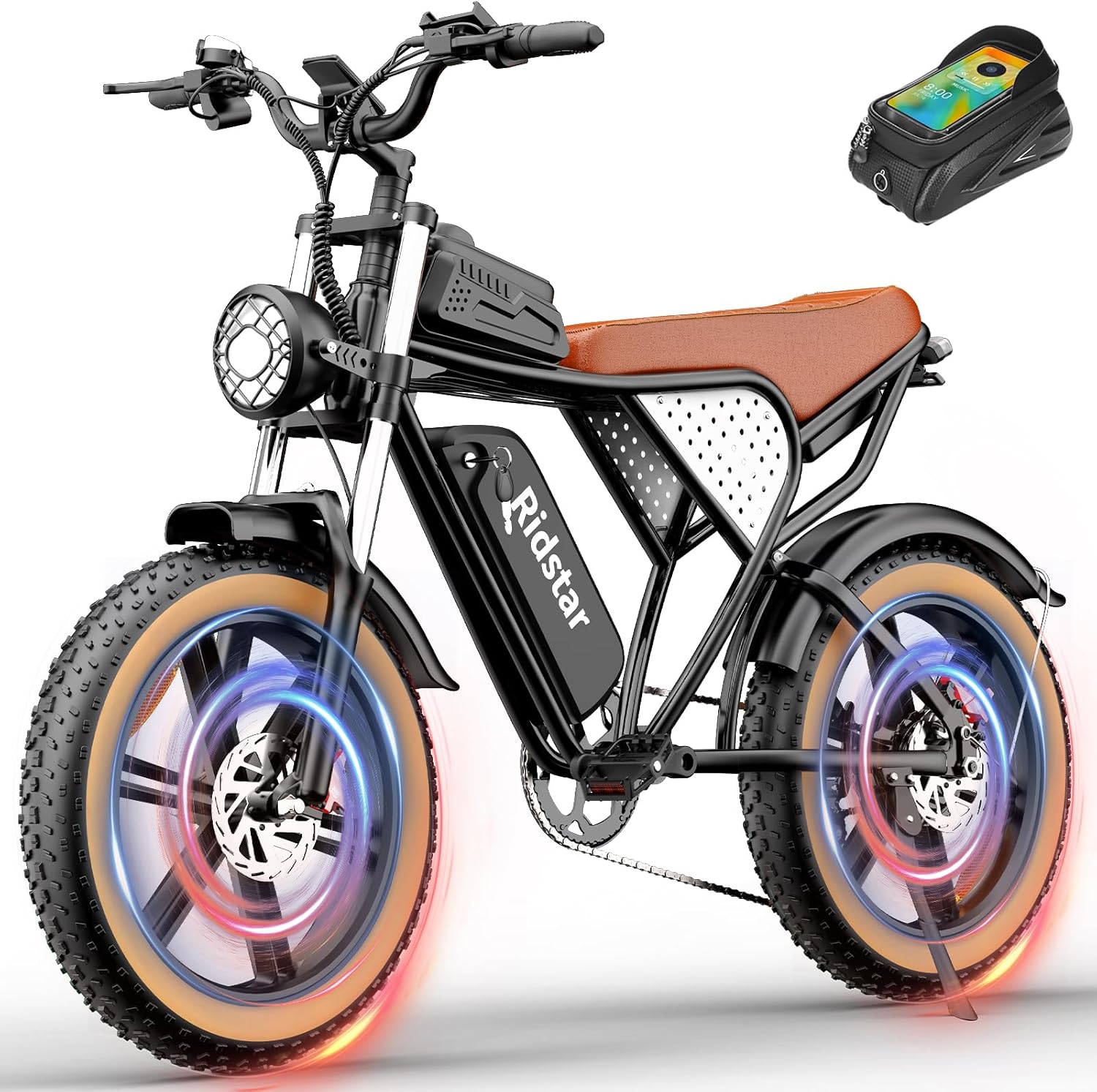 Electric Bike Q20, 2000W, 37Mph, 20″ Fat Tires