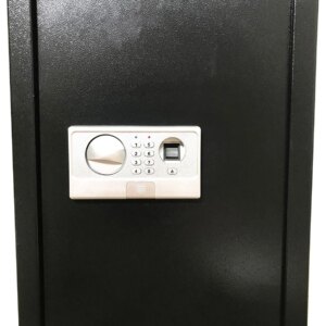 ABLEHOME Biometric Electronic Recessed Hidden Wall Safe – 100 Fingerprints
