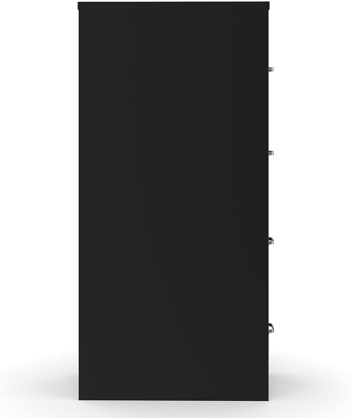 4-Drawer Lockable File Cabinet, Black
