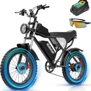 Electric Bike Q20, 2000W, 37Mph, 20″ Fat Tires