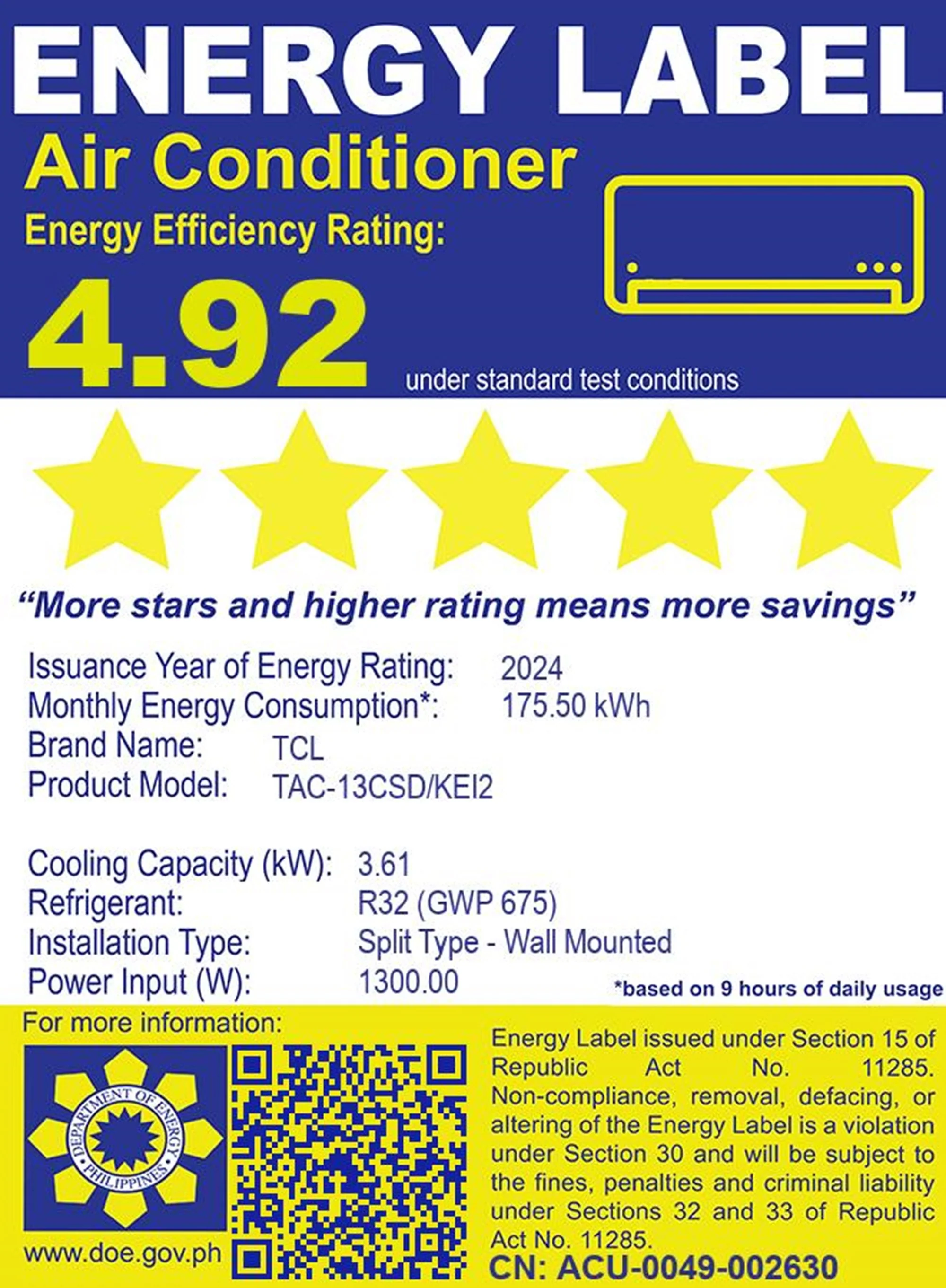 1.5 HP Split Air Conditioner Inverter AI Features Full DC