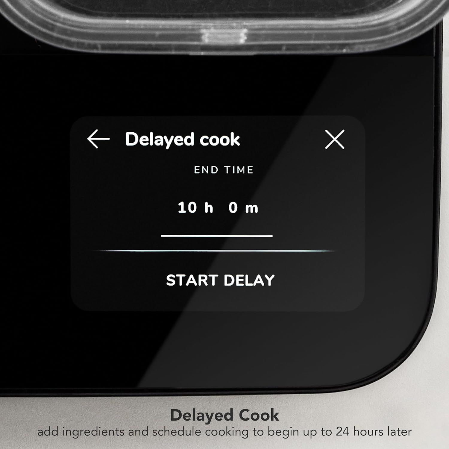Grain and Rice Cooker 8 Cup with Integrated Scale and Delayed Cook