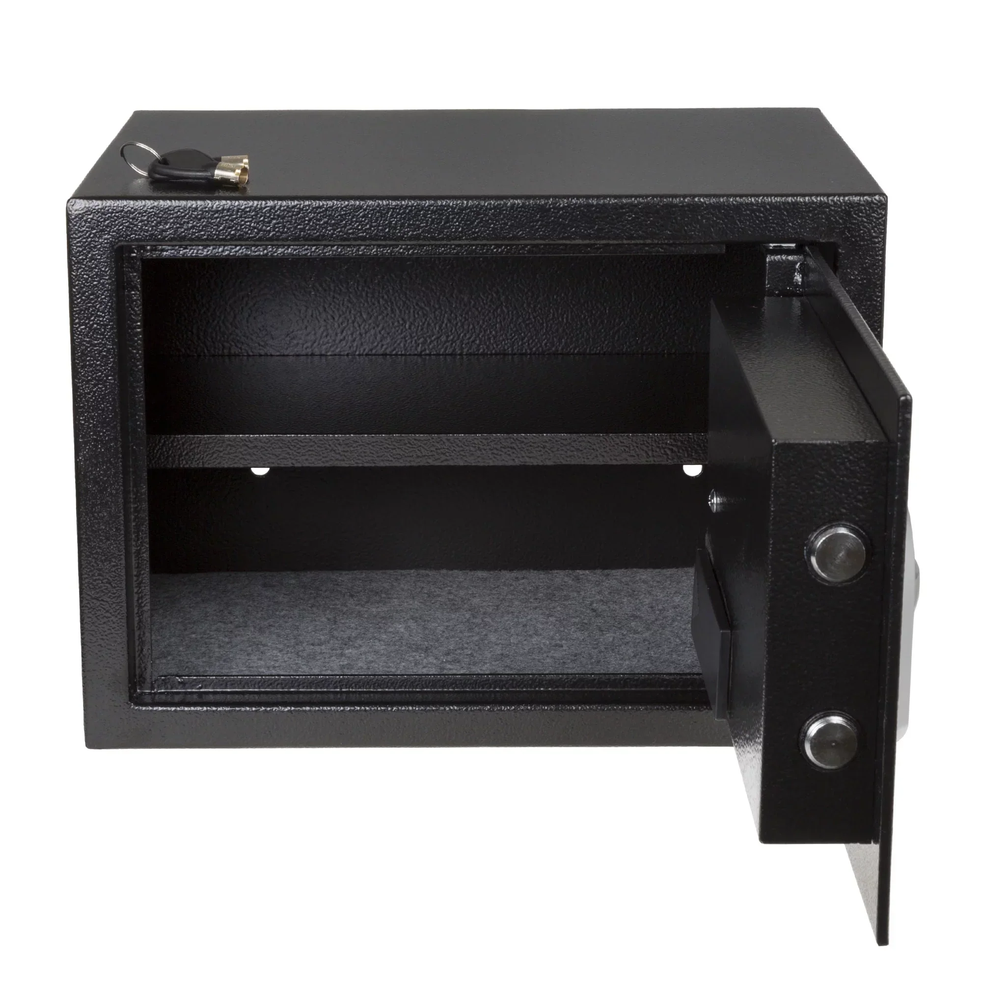Stalwart Electronic Biometric Safe With Fingerprint Lock And 2 Override Keys