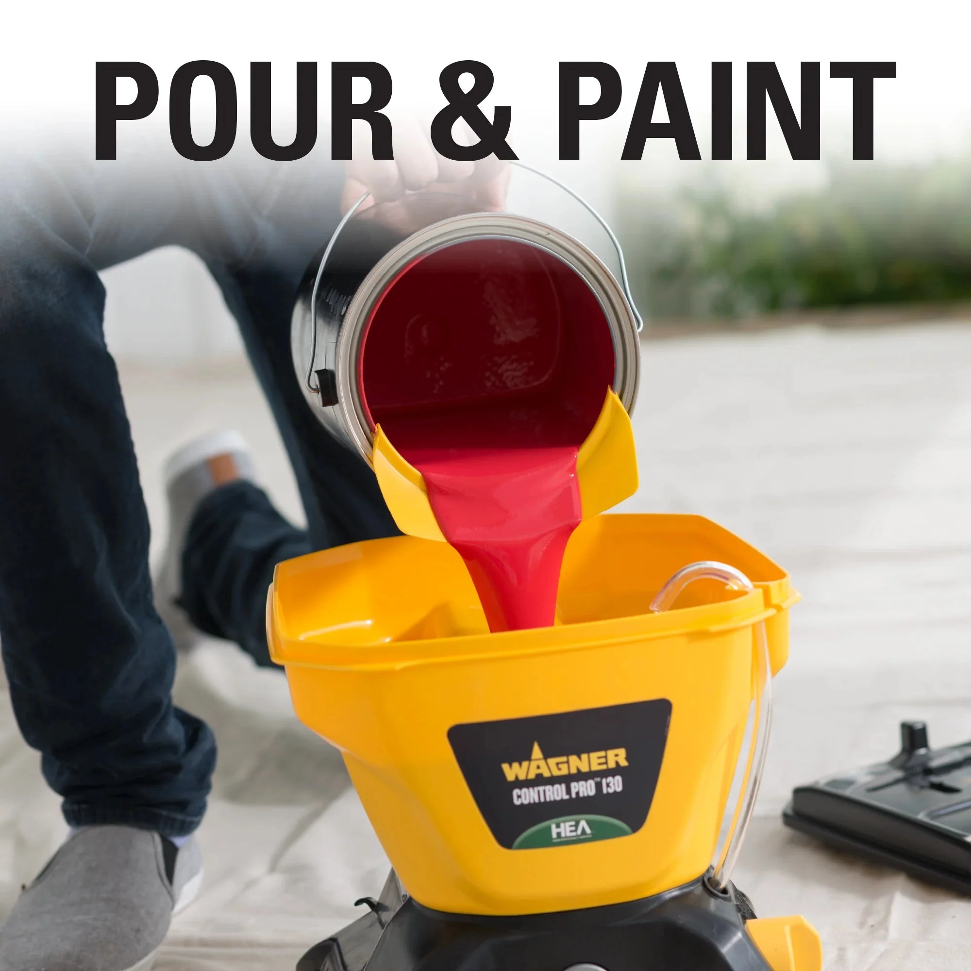 Wagner High Efficiency Airless 1.5 Gallon Power Tank Paint/Stain Sprayer – Control Pro 130