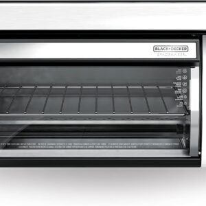 Under-Counter Toaster Oven, Digital Controls, Black/Stainless Steel, Fits 9 Pizza, TROS1000D