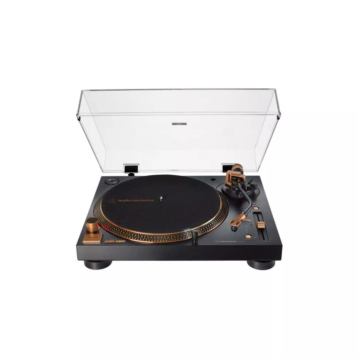 Direct Drive USB Turntable, Bronze 3-Speed, Built-in Preamp, Vinyl to Digital Conversion