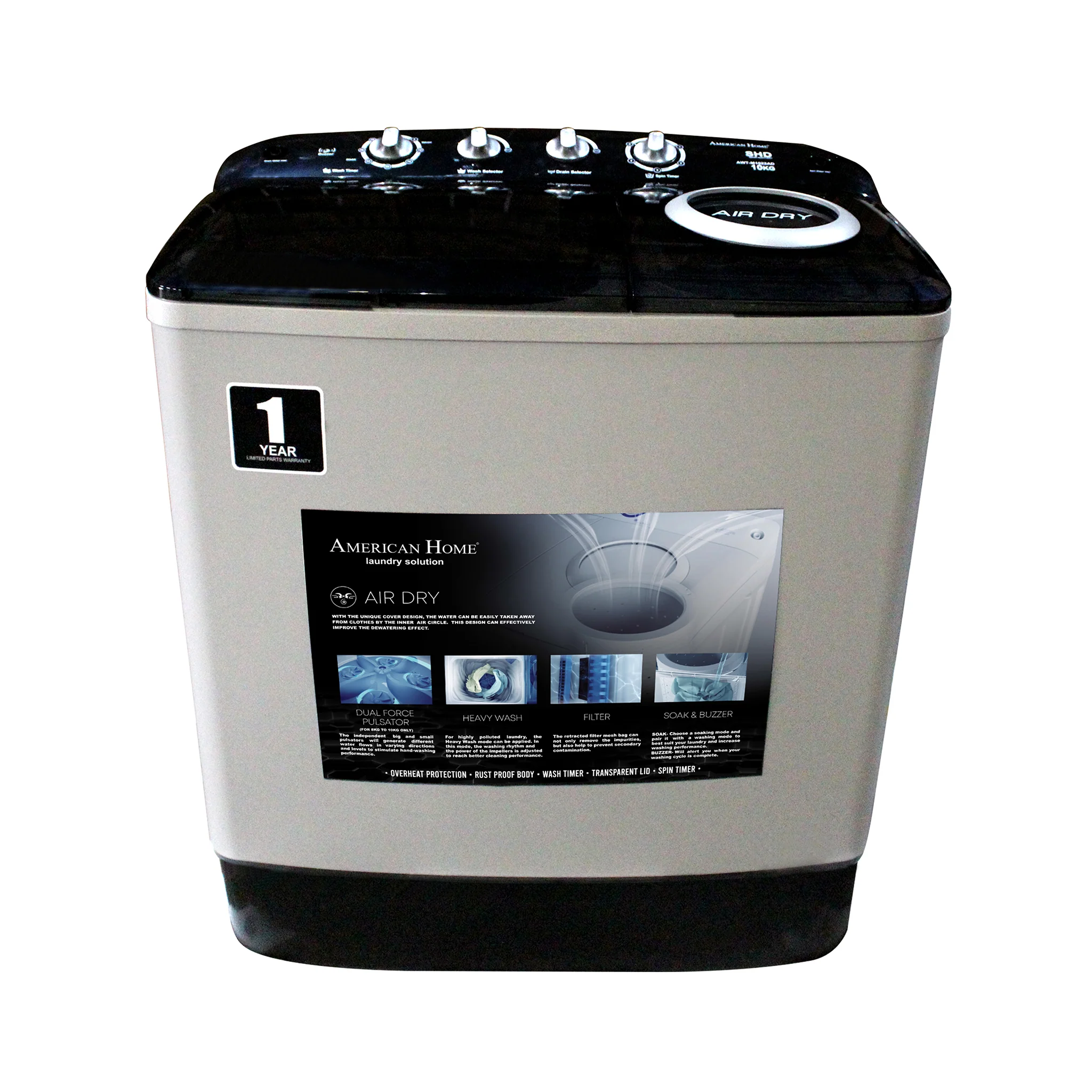 Washing Machine with Flexible Settings