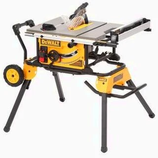 DEWALT 15 Amp Corded 10 in Job Site Table Saw With Rolling Stand – DWE7491RS
