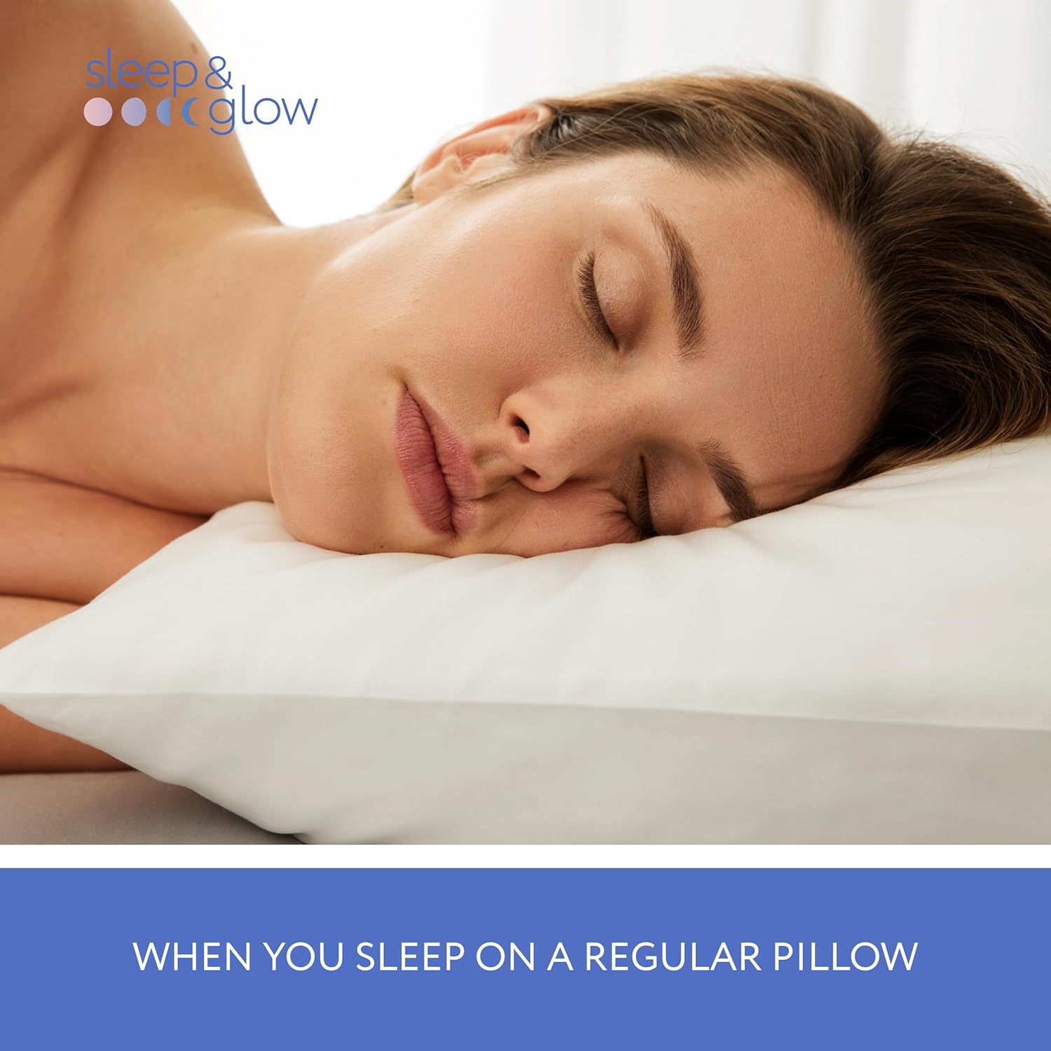 Anti-Aging Beauty Pillow, Adjustable Memory Foam