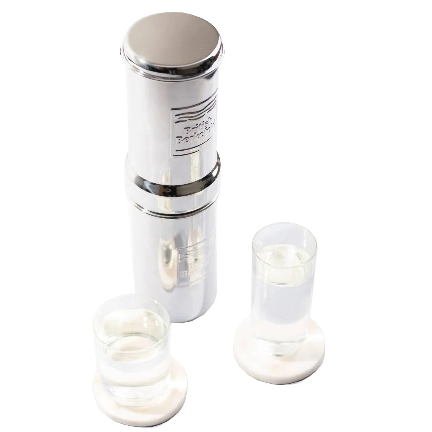 British Berkefeld Gravity Water Filter System 1 Liter Stainless Steel With 1 Ultra Sterasyl Cartridge – Baron