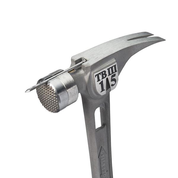 TB3MC 15 oz Ti-Bone III Titanium Hammer with Milled Face Curved Handle