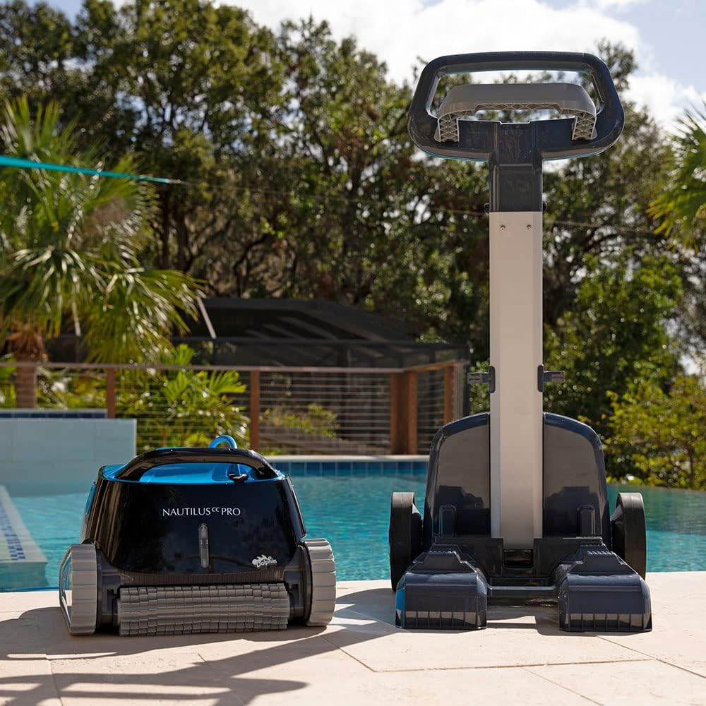 Robotic Pool Vacuum Cleaner All Pools up to 33 FT – Wall Climbing Scrubber Brush