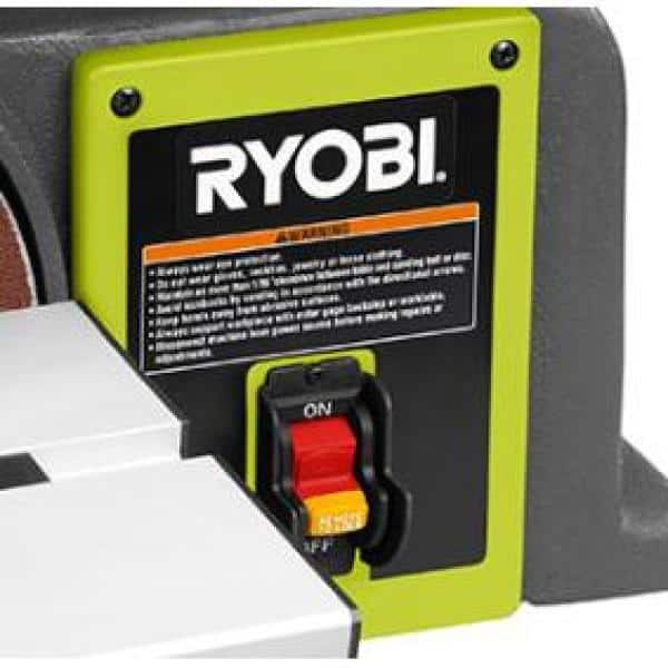 RYOBI 4 in x 36 in Belt and 6 in Disc Sander – BD4601G